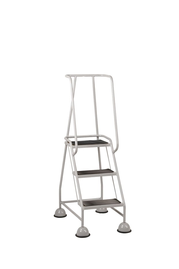 Steptek Classic Warehouse Steps - 3 Tread White