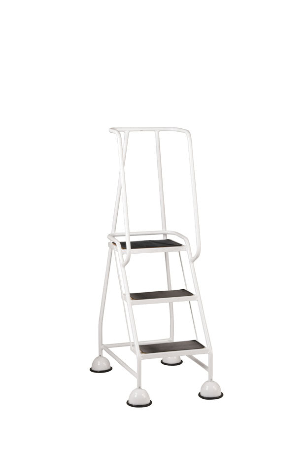 Steptek Classic Warehouse Steps - 3 Tread White