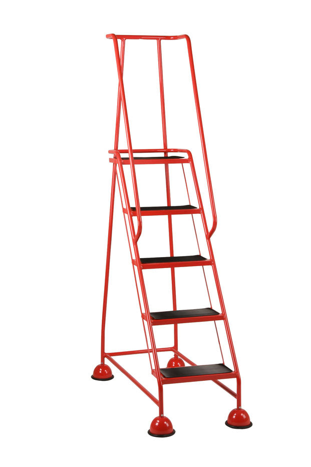 Steptek Classic Warehouse Steps - 5 Tread Red