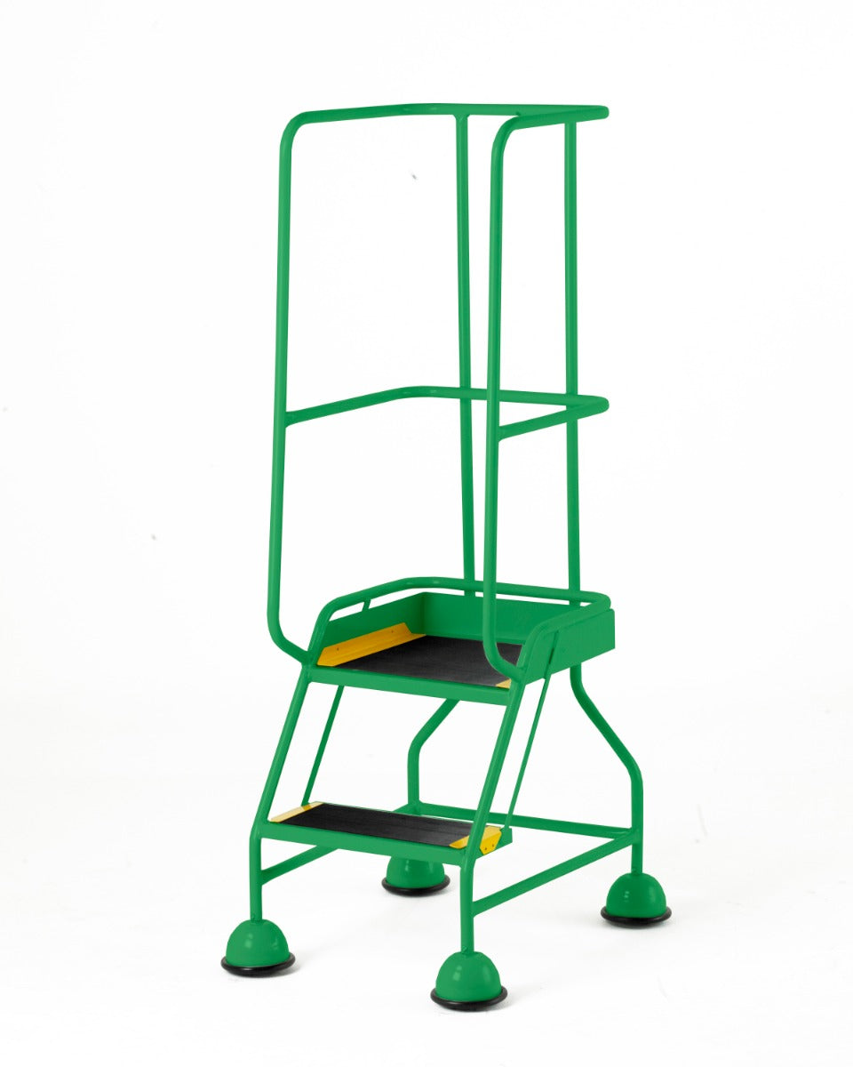 Steptek BS Approved Classic Warehouse Step - 2 Tread In Green