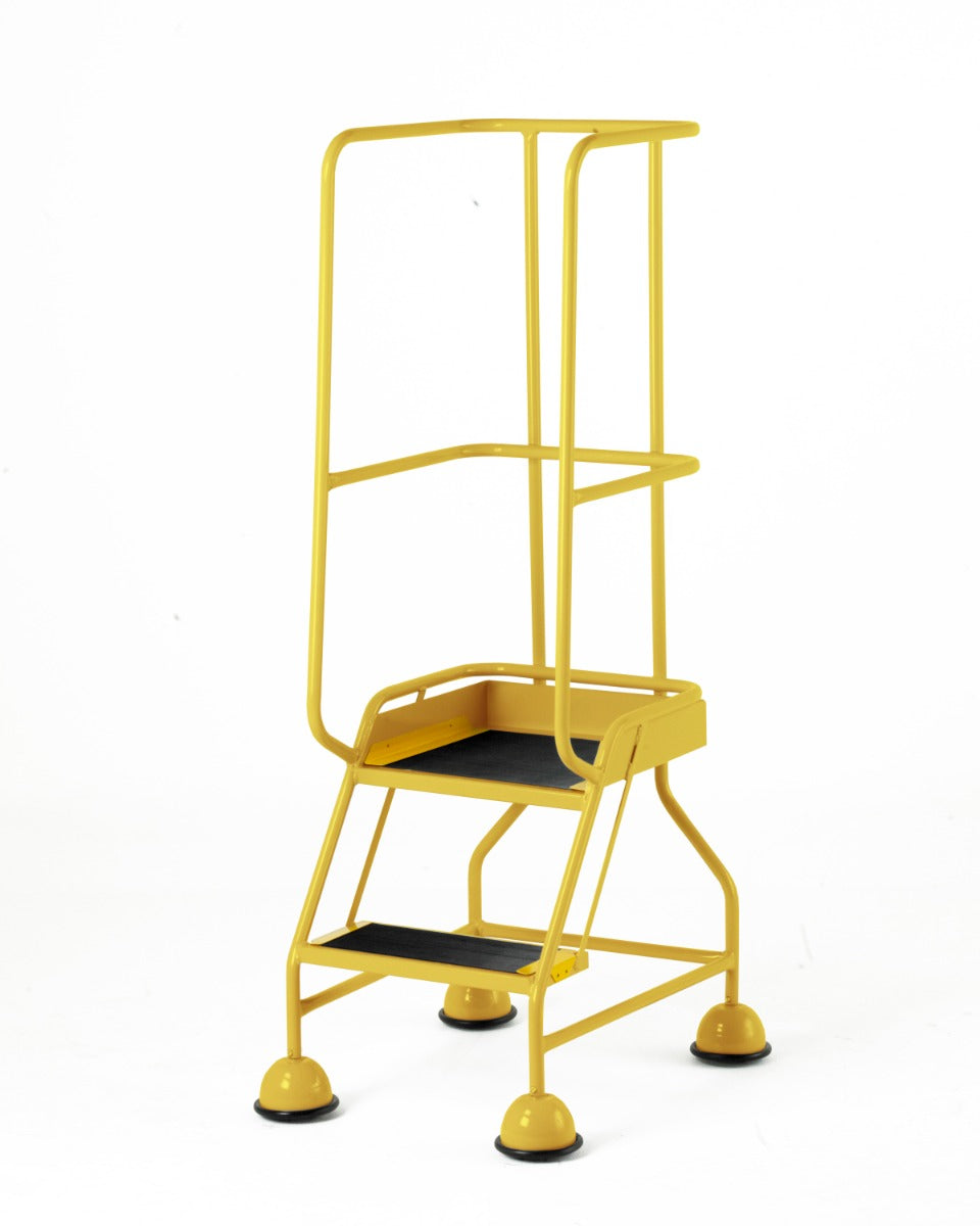 Steptek BS Approved Classic Warehouse Step - 2 Tread In Yellow