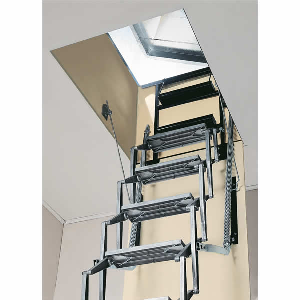 SAF Roof Opening Concertina Access Ladder - 3.00m