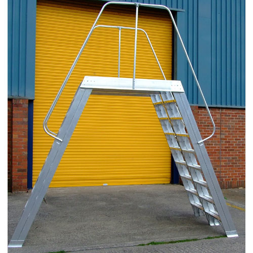 Doubke Bridging Step Outdoors - Side View