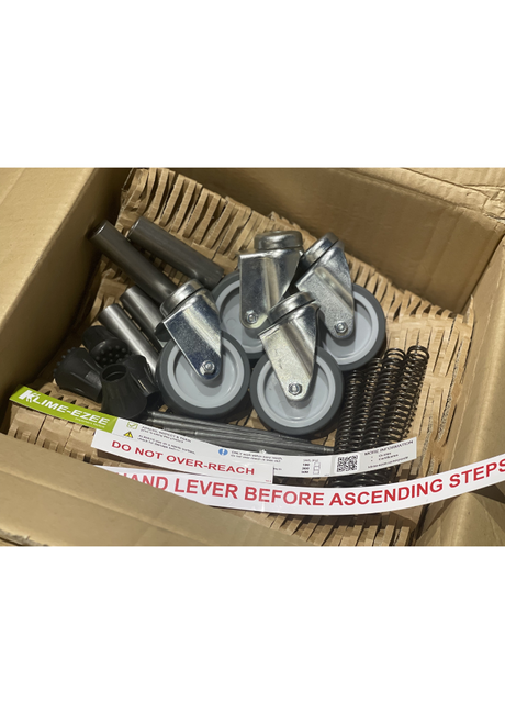 Klime-ezee Refurb Pack D - Including Wheels & Castors - everything in the kit in a box