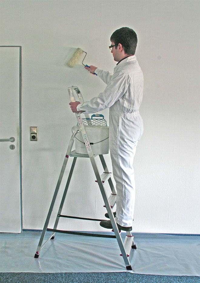 Krause Corda Aluminium EN131 Platform Step Ladder - In Use