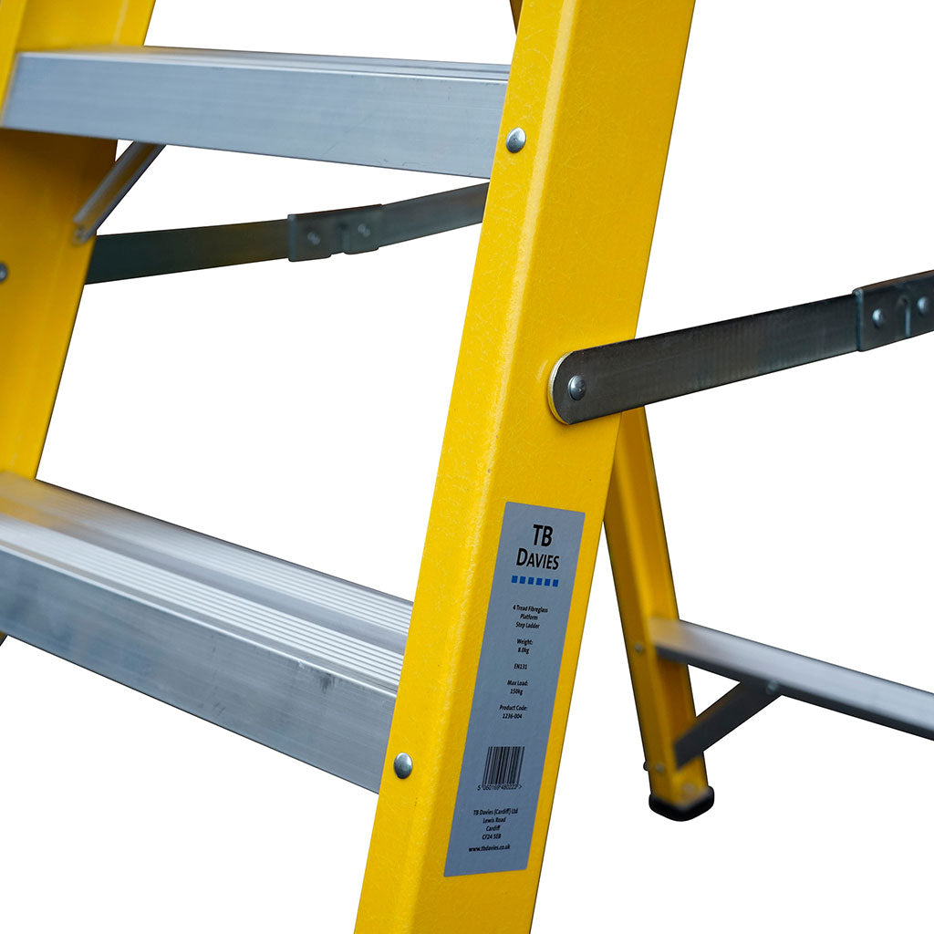 TB Davies Fibreglass Platform Step Ladders