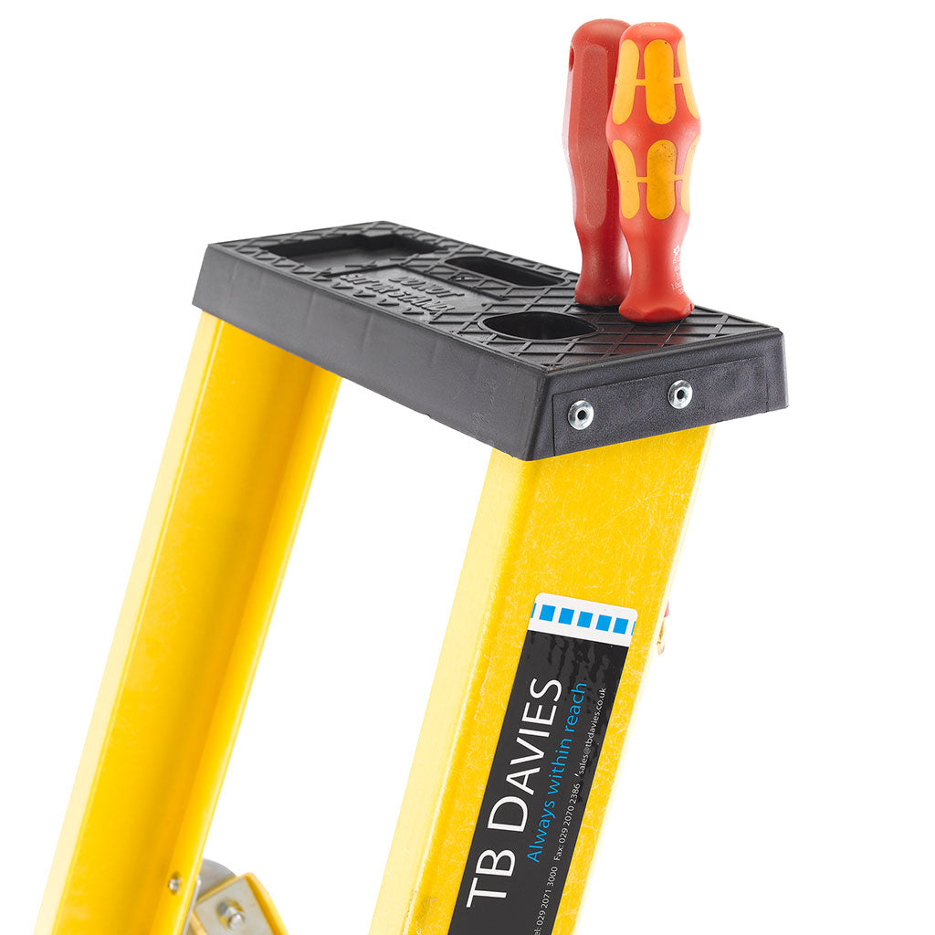 TB Davies Fibreglass Platform Step Ladders