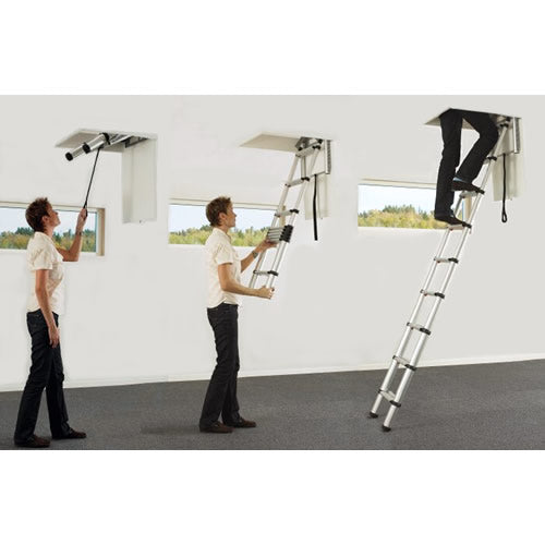 Telesteps 60324 Telescopic Loft Ladder for Small Hatch Sizes