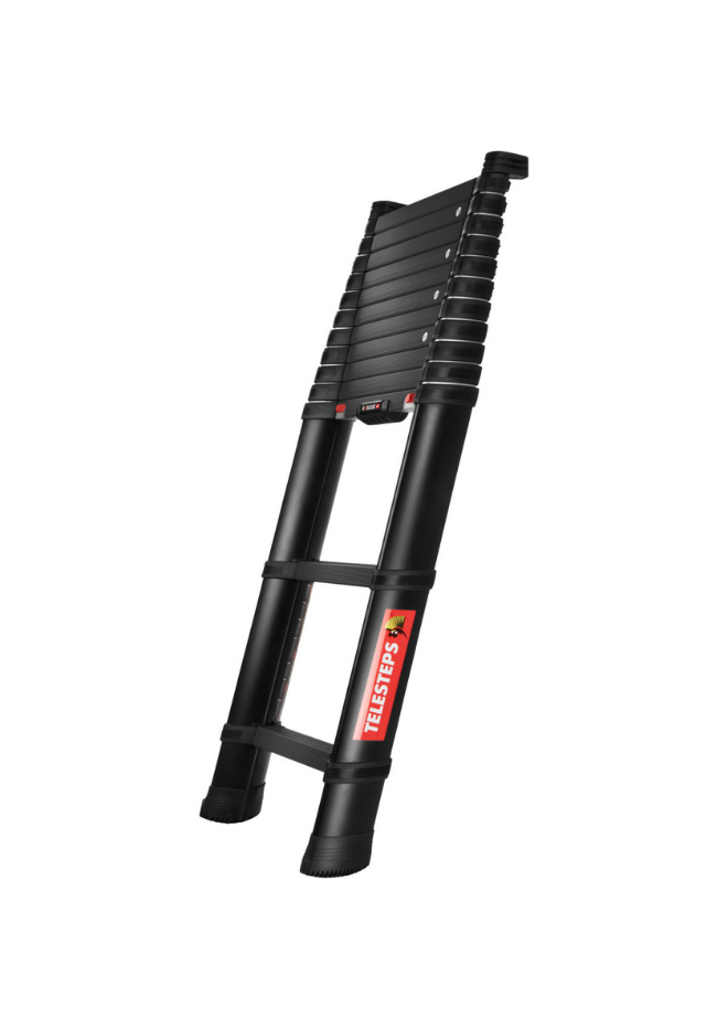 TELESTEPS RESCUE LINE TELESCOPIC LADDER - black - closed