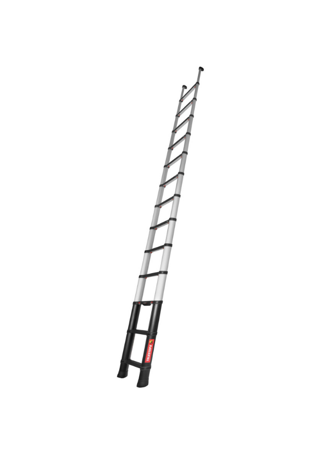 TELESTEPS RESCUE LINE TELESCOPIC LADDER - black - extended
