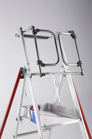 Rolguard Safety Ladder With Enclosed Platform