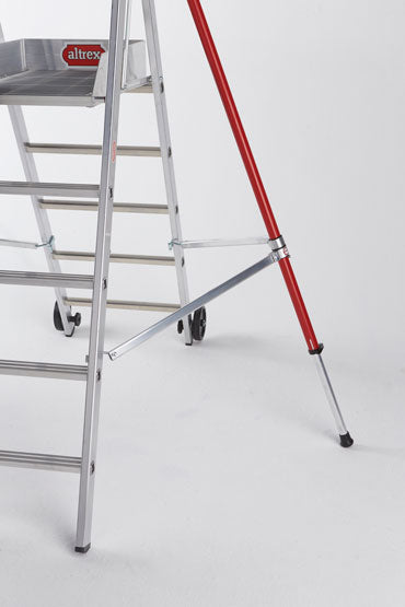 Rolguard Safety Ladder With Enclosed Platform