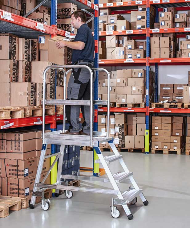 Warehouse Step In Use