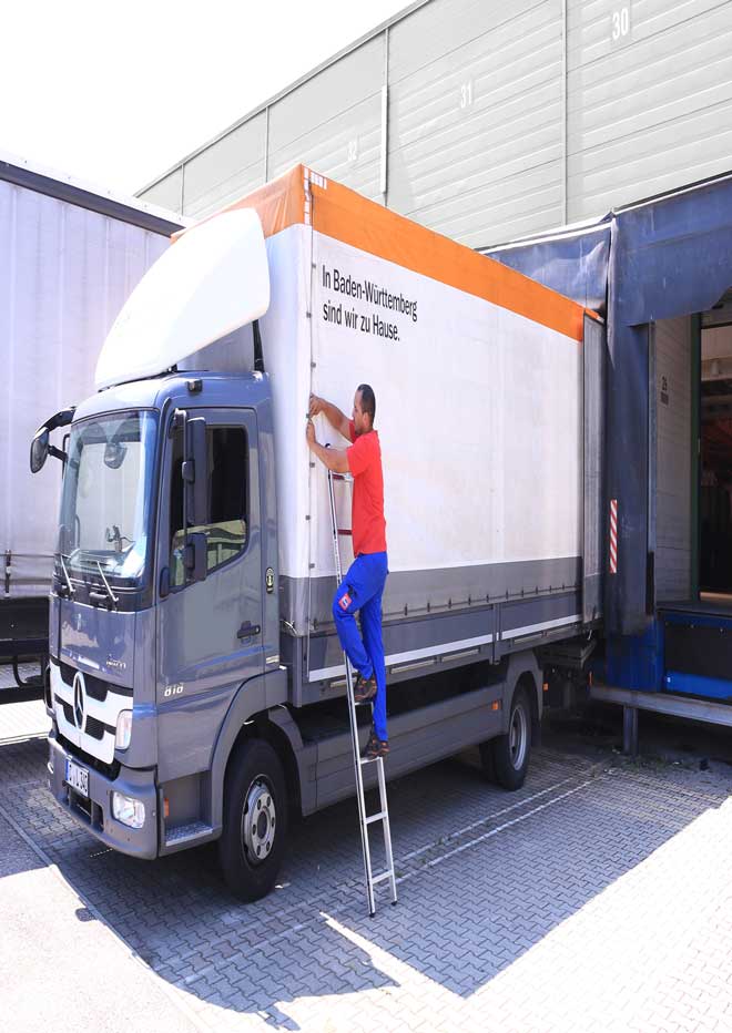 Hymer Single Section Ladder-3.98m