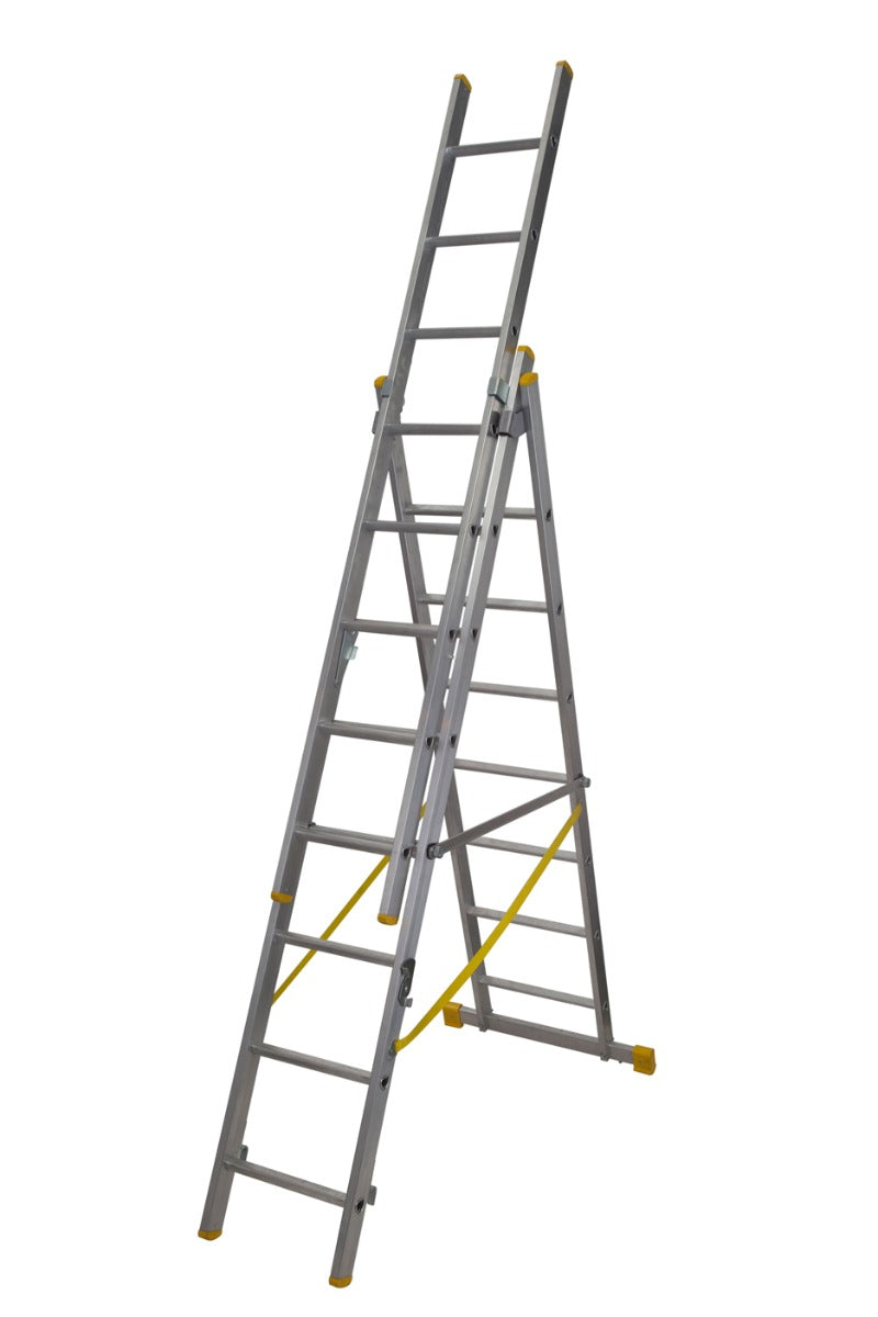Werner-X4-ExtensionPLUS---2.41m-Triple-Section-Combination-Ladder-3-x-8