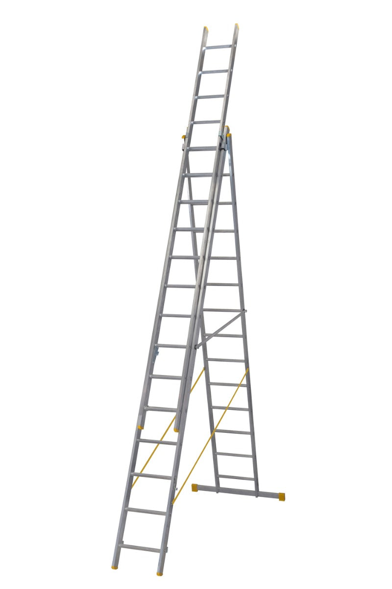Werner-X4-ExtensionPLUS---4.09m-Triple-Section-Combination-Ladder-3-x-14
