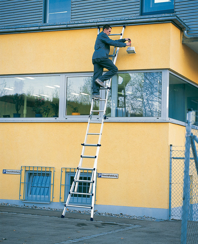 Zarges Z600 4 Part Telescopic Ladder - 4 x 5 Rungs