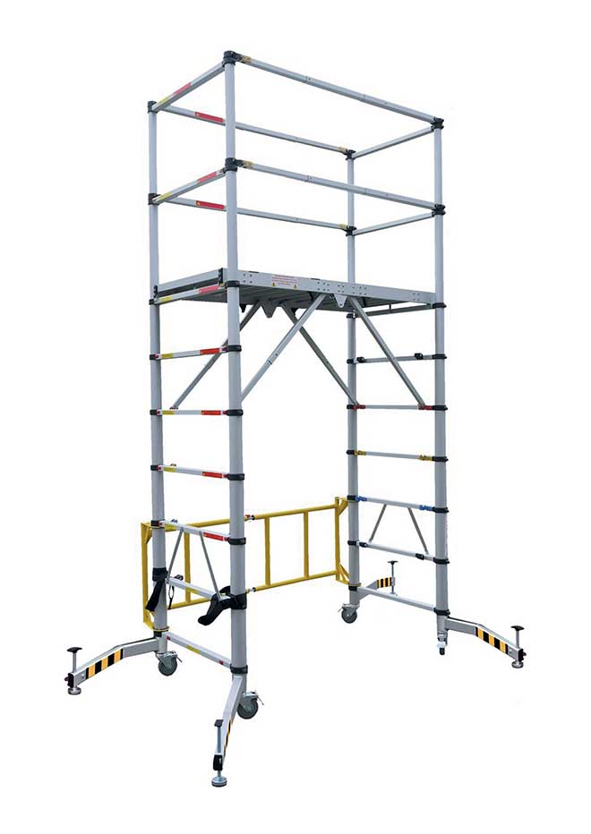 Zarges Teletower Telescopic Mobil Scaffold - Open