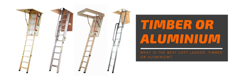 Timber or Aluminium Loft Ladder Blog Header