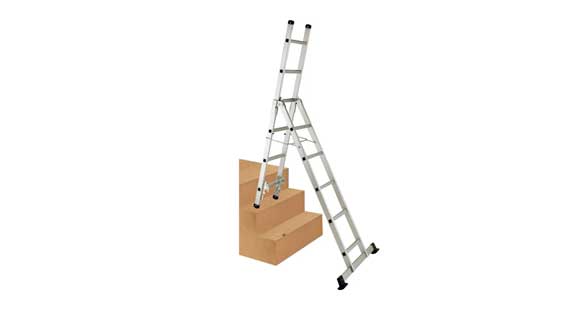 Stairwell Ladder PreAsion Black Side Mounted Loft Folding Ladder Attic