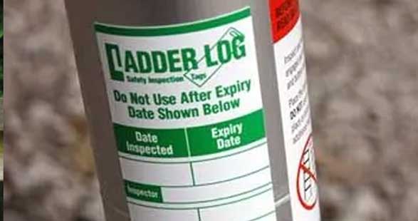 Ladder Inspection Stickers - | Ladderstore