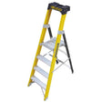 GPC Climb It Fibreglass Swing Back Step Ladder - 8 Tread