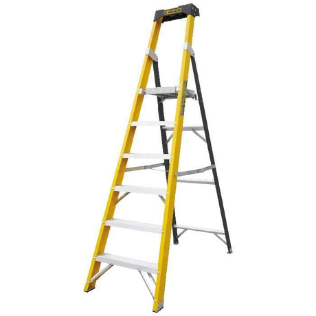 GPC Climb It Fibreglass Platform Step Ladder