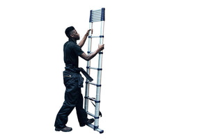 Man Extending Xtend+Climb Telescopic Ladder