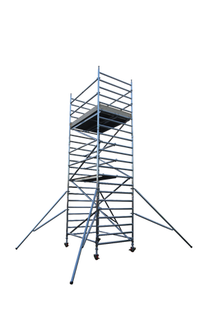 EuroTowers 232 Narrow Rung Tower Double Width - White Background