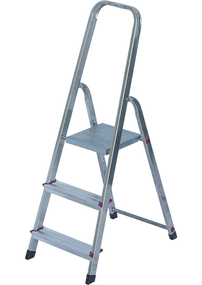 Krause Corda Aluminium EN131 Platform Step Ladder - 3 Tread