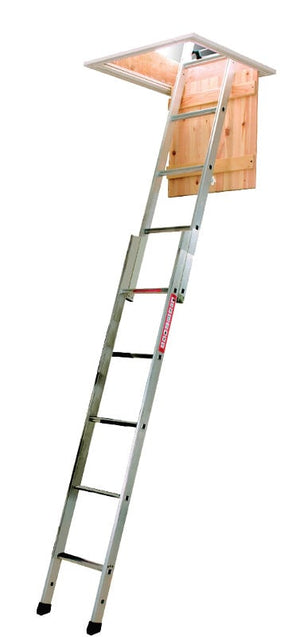 Werner Spacemaker Loft Ladder - White Background