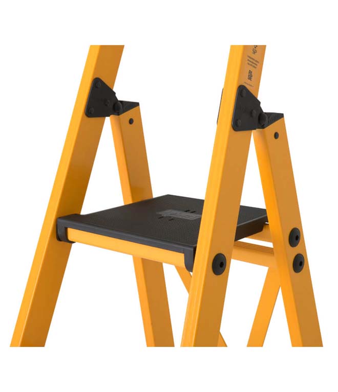 Krause Fibreglass GRP Platform Step Ladder Platform