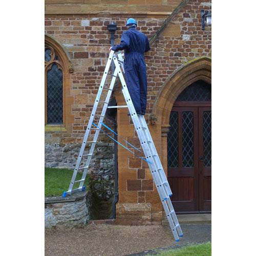 Zarges 3 Part Trade Skymaster X Combination Ladder - 3 x 10 rungs