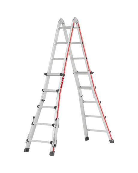 Hymer Telescopic Multi Purpose Ladder With Folding Stabilisers - 4 x 5