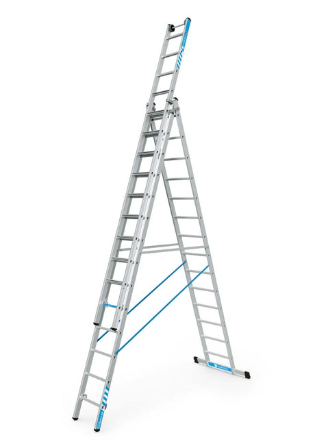 New Zarges 3 Part Industrial Skymaster Plus X Combination Ladder - 3 x 14 rungs