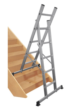 Werner Pro Ladder & Deck System On Stairs