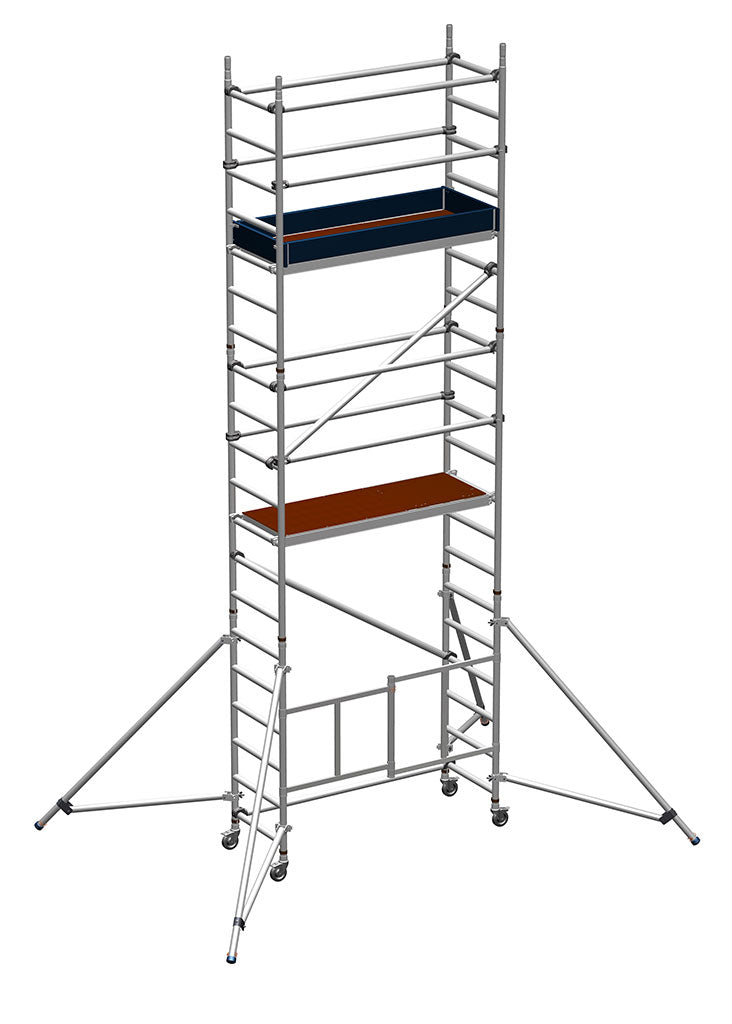 Zarges Reachmaster 3T Mobile Scaffold Tower with Stabilisers - Platform Height 4.5 m