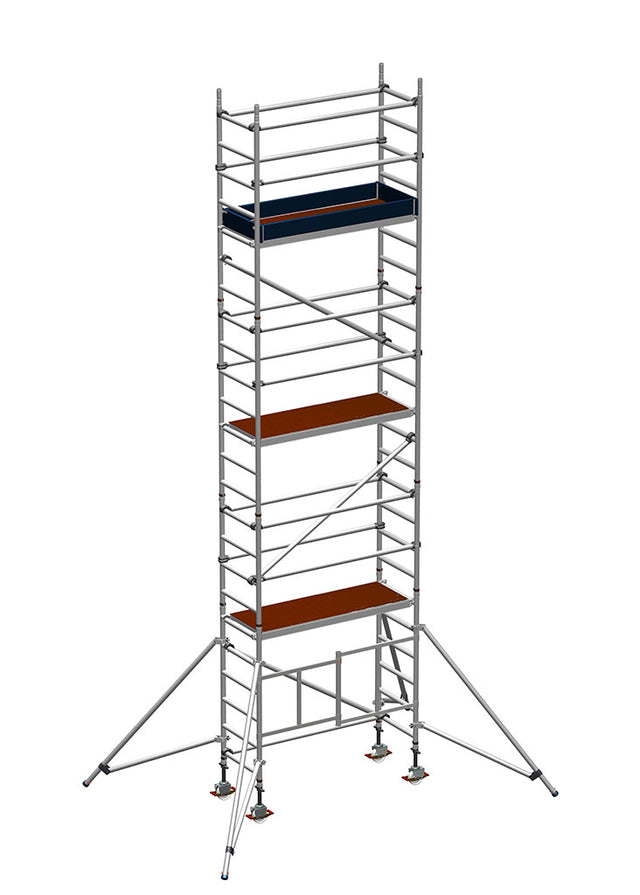 Zarges Reachmaster 3T Mobile Scaffold Tower with Stabilisers - Platform Height 5.8 m