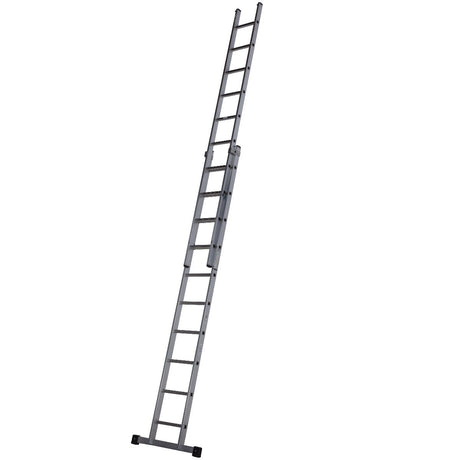 Werner 2 Section Square Rung Aluminium Extension Ladder - 2 x 10 Rung