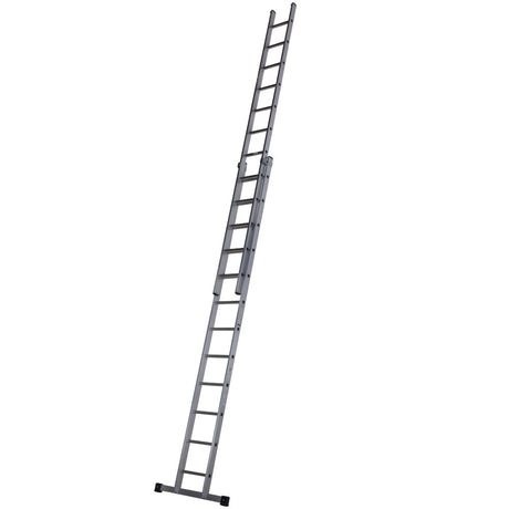 Werner 2 Section Square Rung Aluminium Extension Ladder - 2 x 12 Rung
