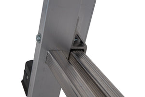 Werner 2 Section Square Rung Aluminium Extension Ladder - 2 x 6 Rung - Rung Hook
