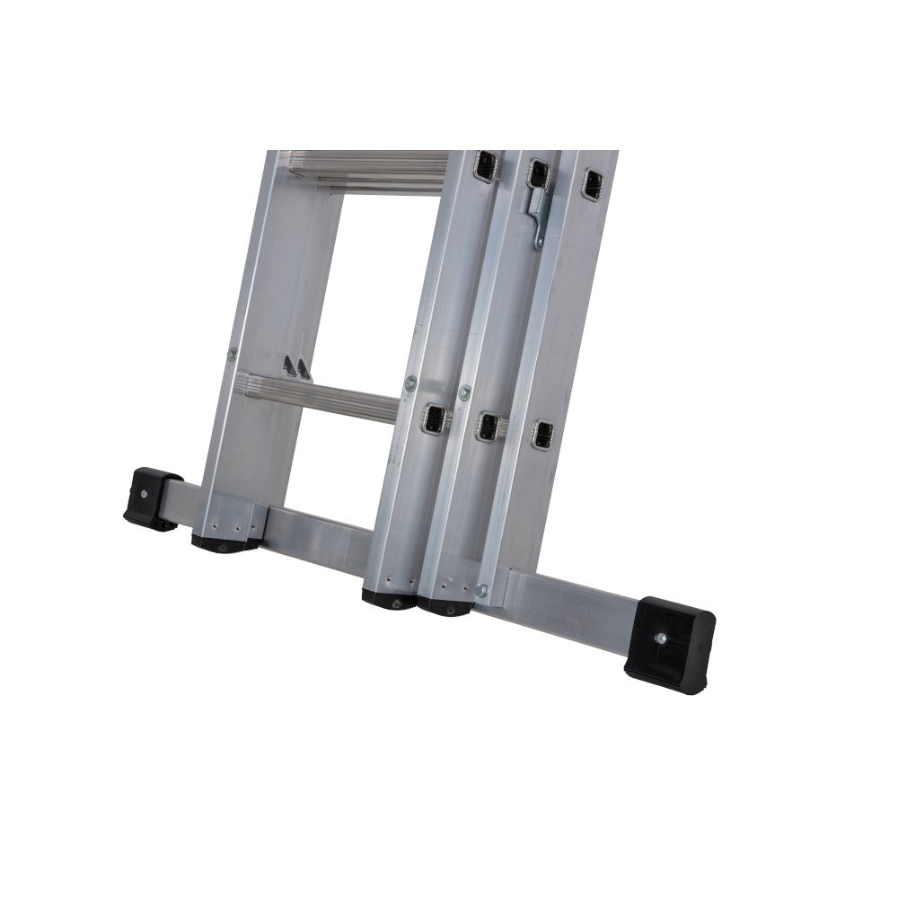 Werner 3 Section Square Rung Aluminium Extension Ladders