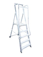 Skip to the beginning of the images gallery Lyte EN131 Professional Wide Platform Stepladders with Handrails - 5 Tread