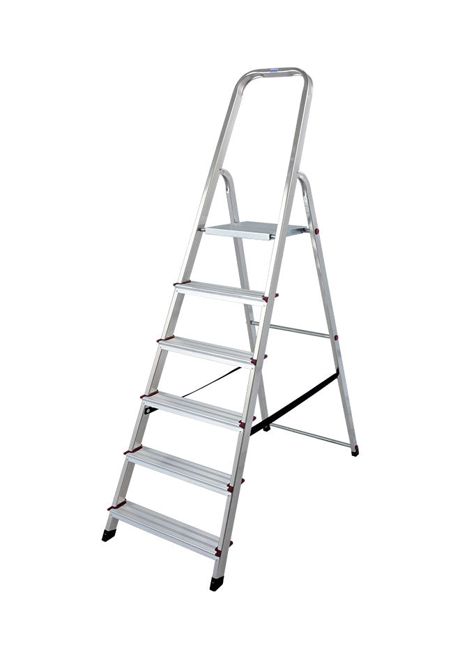 Krause Corda Aluminium EN131 Platform Step Ladder - 6 Tread