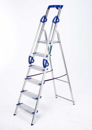 Premier XL Aluminium Trade Platform Step Ladder - 6 Tread