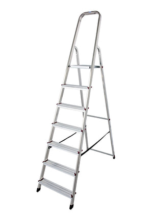 Krause Corda Aluminium EN131 Platform Step Ladder - 7 Tread