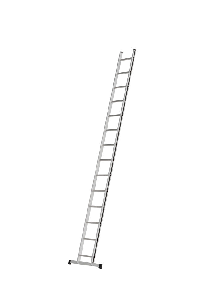 Hymer Aluminium Single Section Leaning Ladder-3.98 m