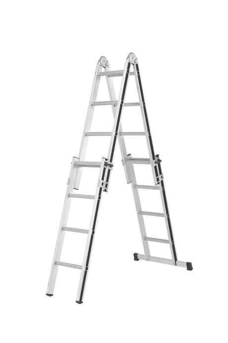 Hymer Aluminium Compact Combination Ladder - 4 x 4 - Step Ladder