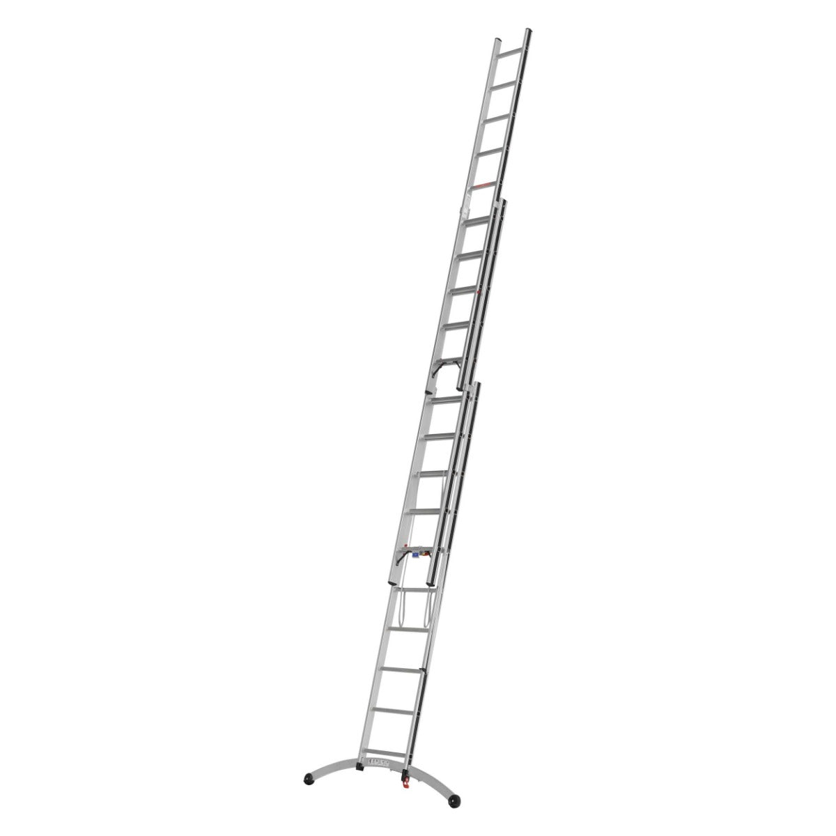 Hymer Aluminium Combination Ladder With Adjustable Stabiliser - 3 x 10 - Extended