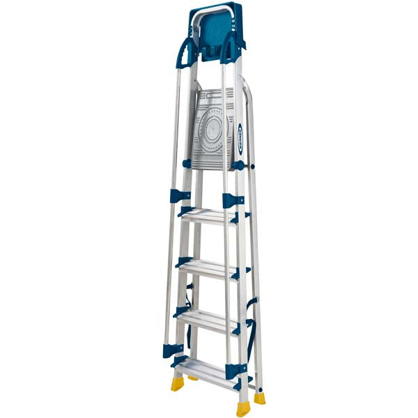 5 Tread Werner 705 Workstation Ladder Closed